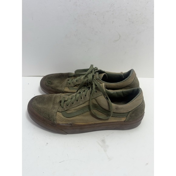 Vans Other - Vans Old Skool Moss Green Suede Gum Soles US Men's 10 Skate Shoes Sneakers